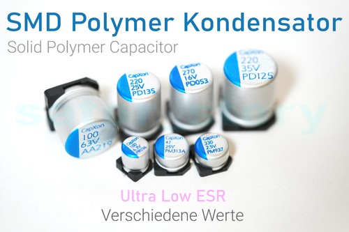 Smd polymer kondensator - polymer,